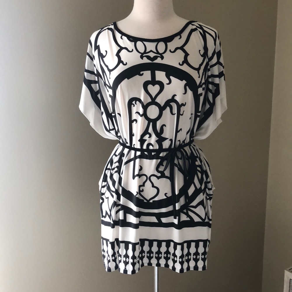 Black and white Shirt dress / tunic
